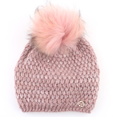 Ladies' knitted hat Granadilla JG5336, Pink