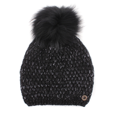 Дамска плетена шапка Granadilla JG5336, Черен