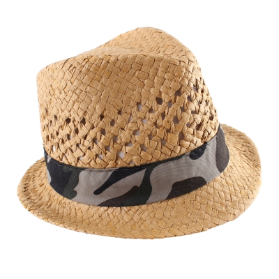 Мъжка лятна шапка HatYou CEP0535, Меден/Камуфлажна лента
