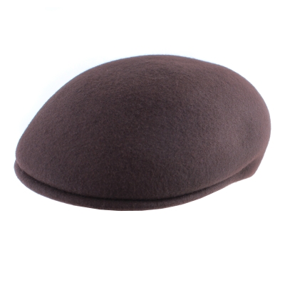 Men's wool cap HatYou CF0001, Dark brown