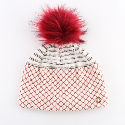 Ladies' knitted hat Granadilla JG5323, White