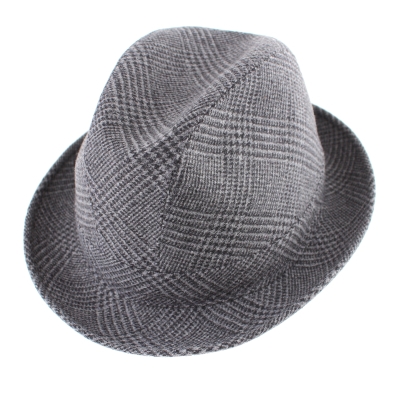 Мъжка зимна шапка Fedora HatYou CP0921, Сив пепит