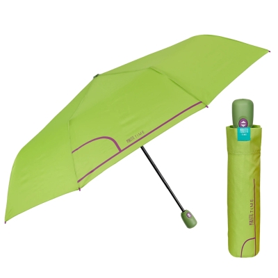 Дамски автоматичен Open-Close чадър Perletti Time 26238, Зелен