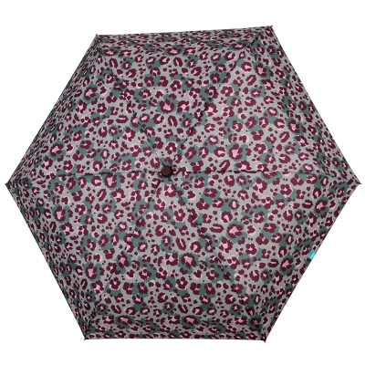 Ladies' manual mini umbrella Perletti Time 26251, Pink spots