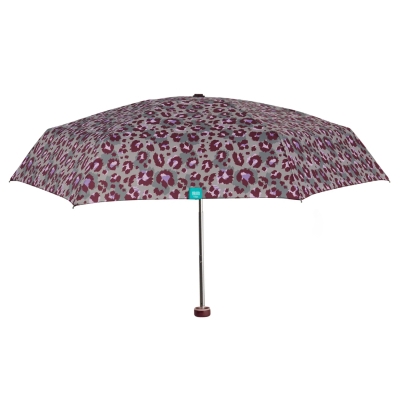 Ladies' manual mini umbrella Perletti Time 26251, Purple spots