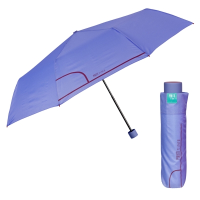 Дамски неавтоматичен чадър Perletti Time 26236, Лилав
