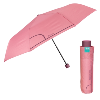 Дамски неавтоматичен чадър Perletti Time 26236, Розов