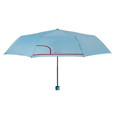 Ladies' manual umbrella Perletti Time 26236, Turquoise