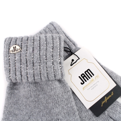 Ladies' Knitted Gloves JailJam JG5202, Light Grey