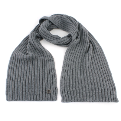 Set of men's wool scarf, hat and gloves Granadilla Top Wool, Grey