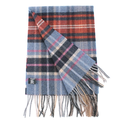 Wool scarf Ma.Al.Bi. MAB844 901/5, Blue