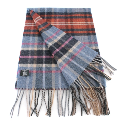 Wool scarf Ma.Al.Bi. MAB844 901/5, Blue