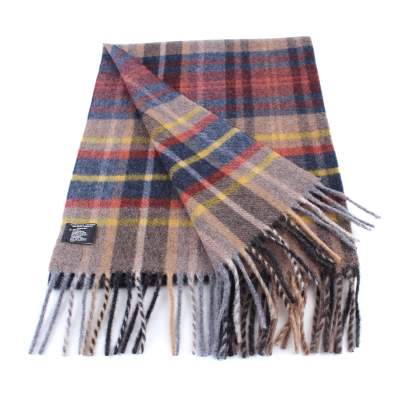 Wool scarf Ma.Al.Bi. MAB844 901/3, Brown