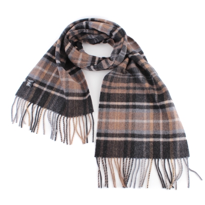Wool scarf Ma.Al.Bi. MAB844 901/1, Grey