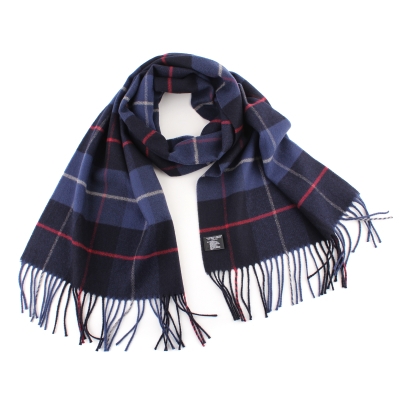 Wool scarf Ma.Al.Bi. MAB105 127/2, Blue