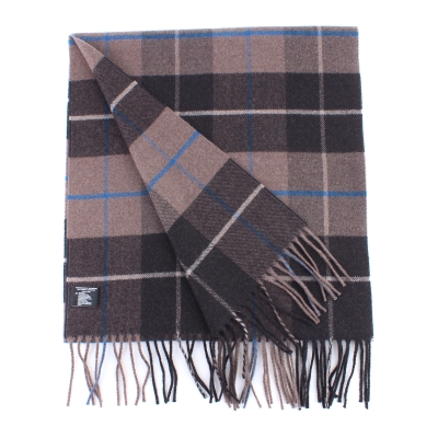 Wool scarf Ma.Al.Bi. MAB105 127/4, Brown