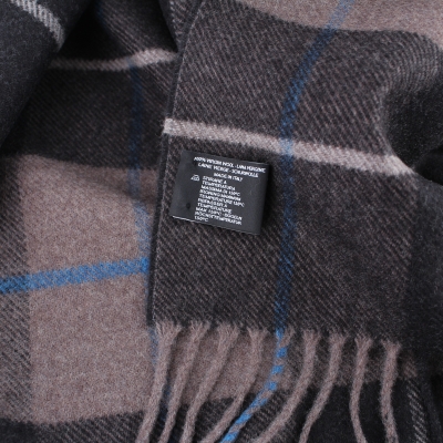 Wool scarf Ma.Al.Bi. MAB105 127/4, Brown