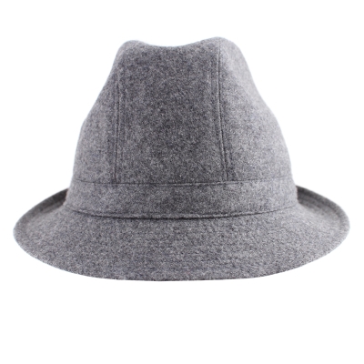 Мъжка зимна шапка Fedora HatYou CP0760, Сив меланж