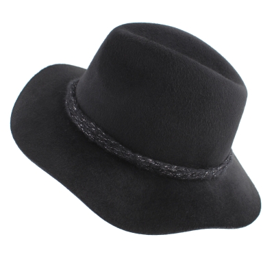 Ladies' felt hat Granadilla JG6028, Black