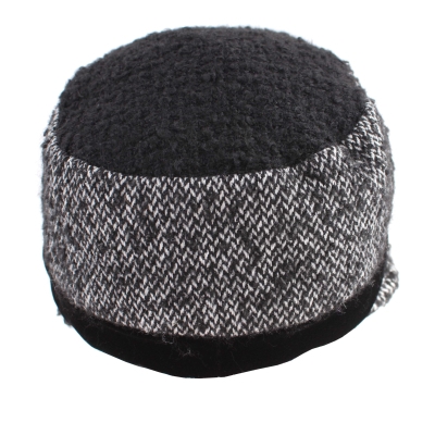 Дамска шапка с козирка HatYou CP3059, Черен меланж