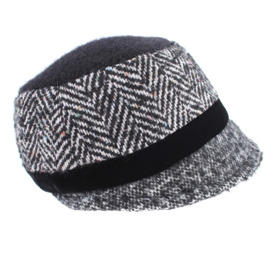 Ladies' Hat with Visor HatYou CP3519, Black Melange