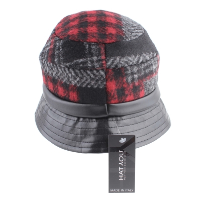 Soft Brim Hat HatYou CP3549, Red/Grey/Black