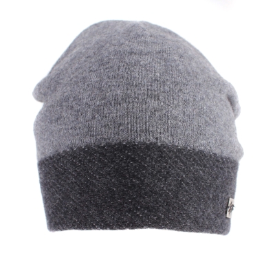 Men's knitted hat Granadilla JG5176, Grey