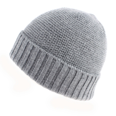 Мъжка плетена шапка HatYou CP2838, Сив