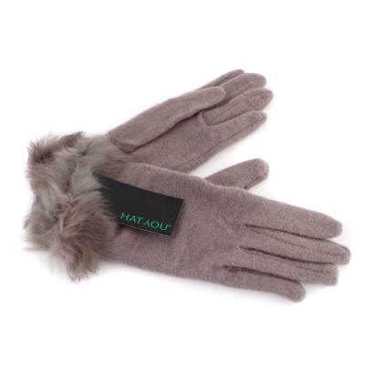 Ladies' Wool Gloves HatYou GL0318, Beige
