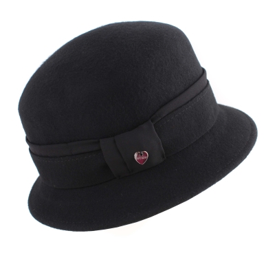 Ladies' felt hat HatYou CF0308, Black
