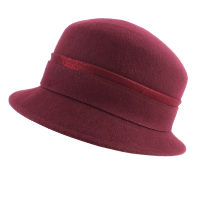Ladies' Felt Hat HatYou CF0308, Bordeaux