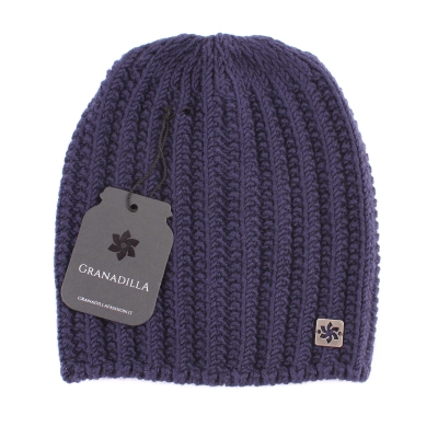 Men's knitted hat Granadilla JG5146, Dark blue