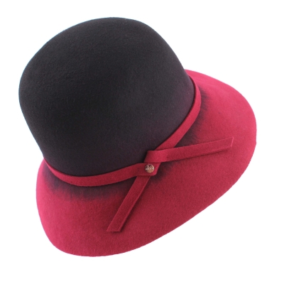 Ladies' felt hat HatYou CF0285, Bordeaux