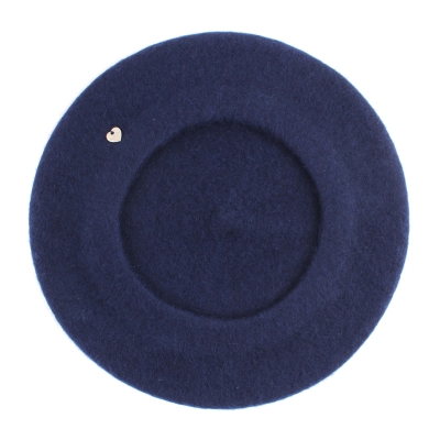 Ladies'  Wool Beret HatYou CP0764, Dark Blue