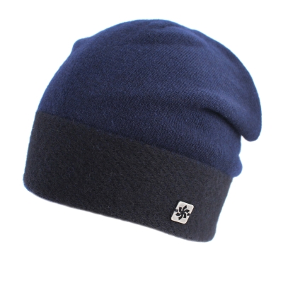 Men's knitted hat Granadilla JG5176, Dark blue