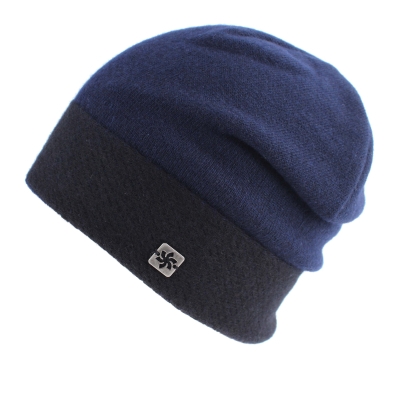 Pălărie tricotată pentru bărbați Granadilla JG5148, Albastru închis