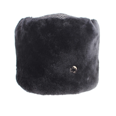 Дамска шапка с изкуствен косъм Granadilla JG5317, Черен