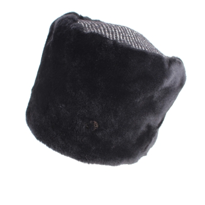 Дамска шапка с изкуствен косъм Granadilla JG5317, Черен