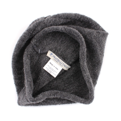 Fratelli Talli Women's Knitted Hat and Round Scarf FT1947/1948, Dark Grey