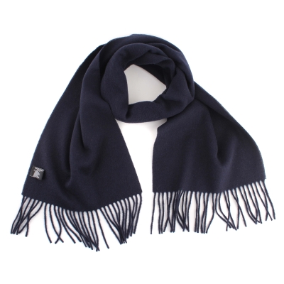 Wool scarf Ma.Al.Bi. MAB844 60A/7919, Dark blue