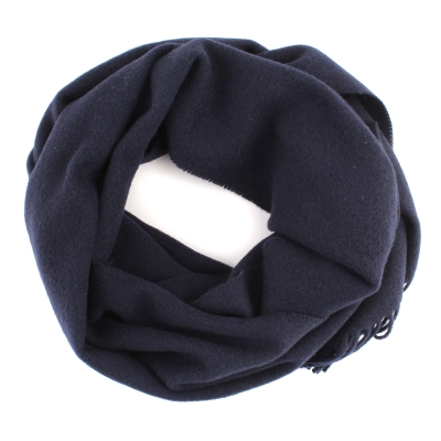 Wool scarf Ma.Al.Bi. MAB844 60A/7919, Dark blue