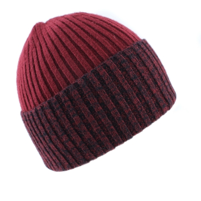 Men's knitted hat Granadilla JG5113, Bordeaux
