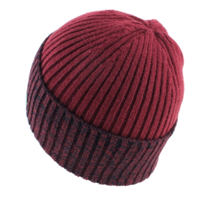 Men's knitted hat Granadilla JG5113, Bordeaux