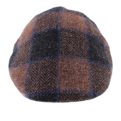  Men's Wool Cap HatYou CP3500, Brown Plaid
