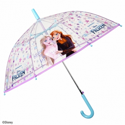 Umbrelă transparentă pentru copii Perletti Kids Frozen 50248
