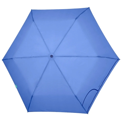 Дамски неавтоматичен Extraslim чадър Perletti Time 26296, Синьо-лилав