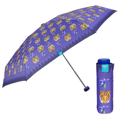 Mini umbrela de dama manuala Perletti Time 26302, Violet