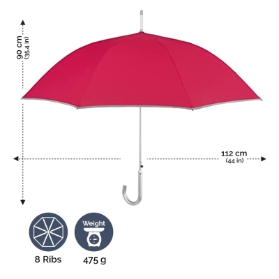 Umbrelă automată de golf Perletti Technology 21699, Roșu