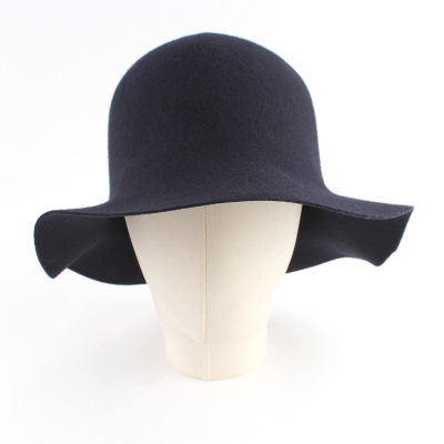 Pălărie de fetru pentru femei CF0041, Albastru închis