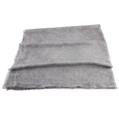 Дамски памучен шал Pulcra Piergio, 135х135 см, Сив